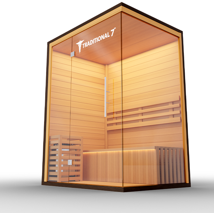 Medical Sauna Traditional 7 Indoor Traditional 3-Person Sauna