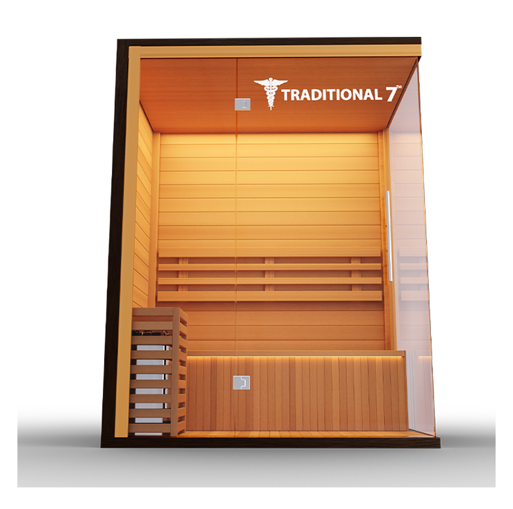 Medical Sauna Traditional 7 Indoor Traditional 3-Person Sauna