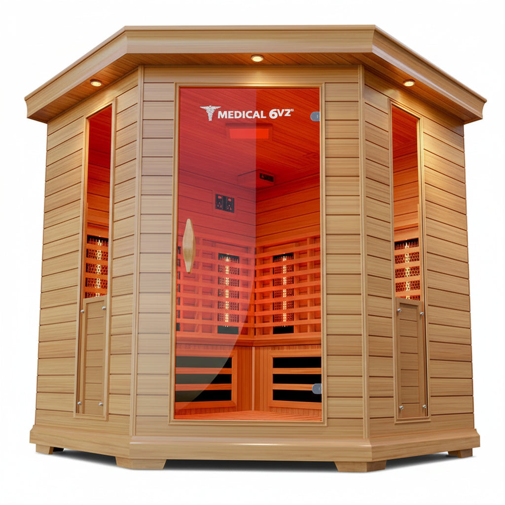 Medical 6 Plus Indoor Full-Spectrum Infrared 6-Person Sauna