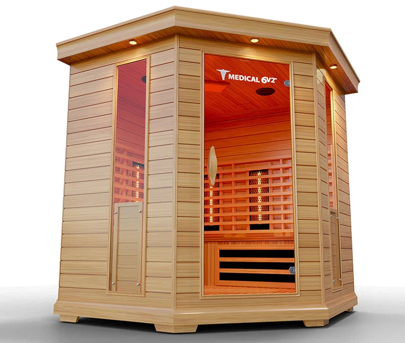 Medical 6 Plus Indoor Full-Spectrum Infrared 6-Person Sauna