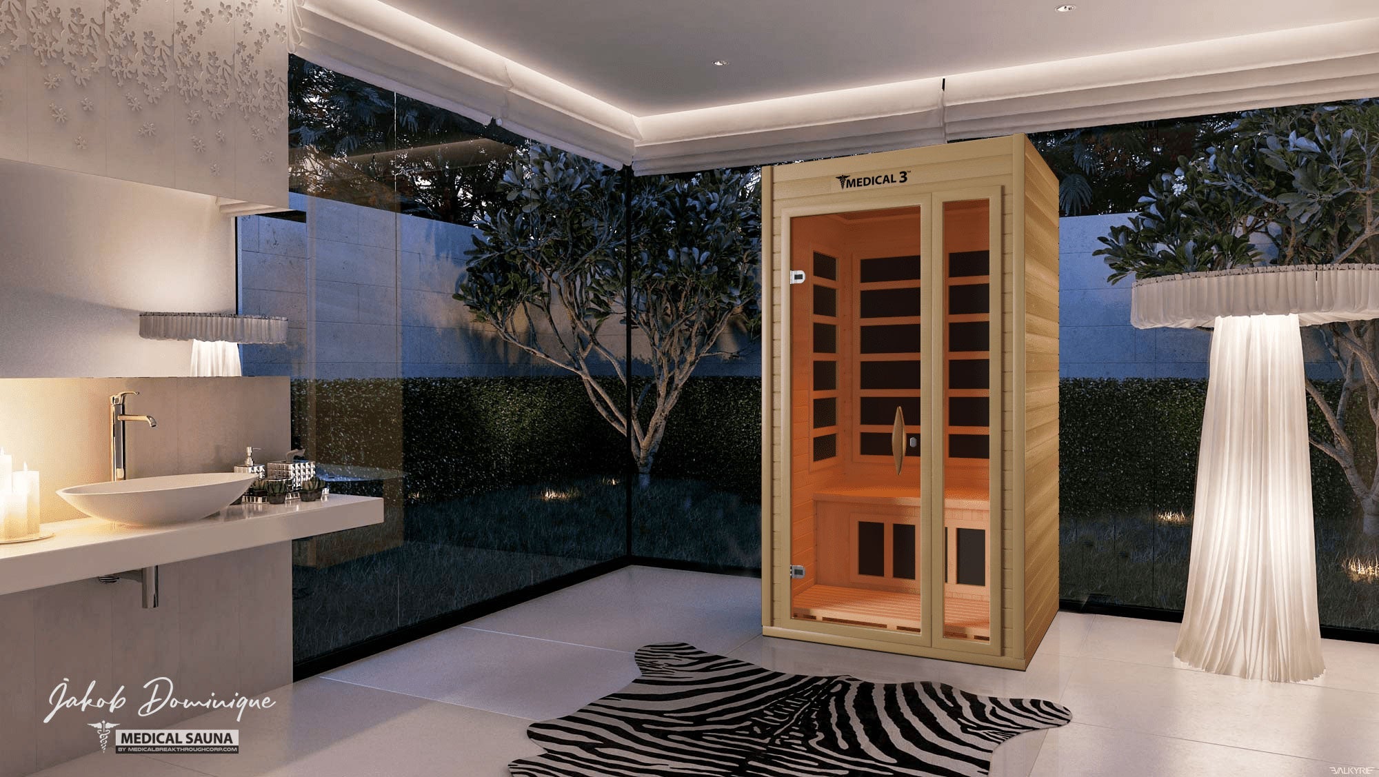 Medical 3 Indoor Full-Spectrum Infrared 1-Person Sauna