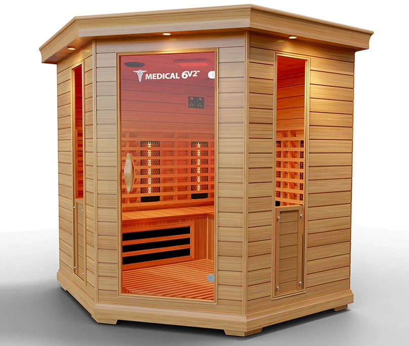 Medical 6 Plus Indoor Full-Spectrum Infrared 6-Person Sauna