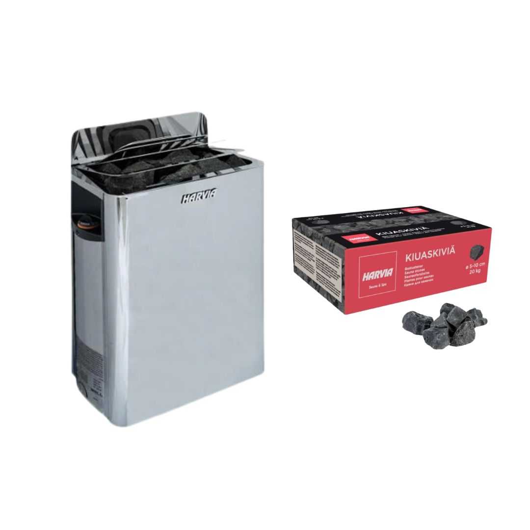 Harvia The Wall SW Stainless Steel Sauna Heater
