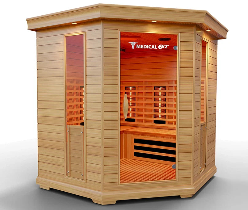 Medical 6 Plus Indoor Full-Spectrum Infrared 6-Person Sauna
