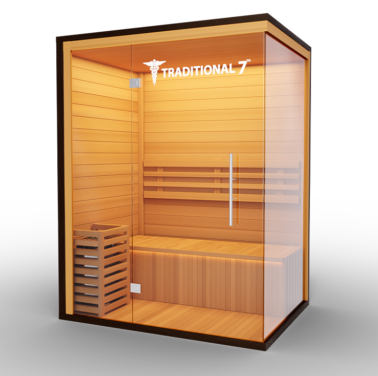 Medical Sauna Traditional 7 Indoor Traditional 3-Person Sauna