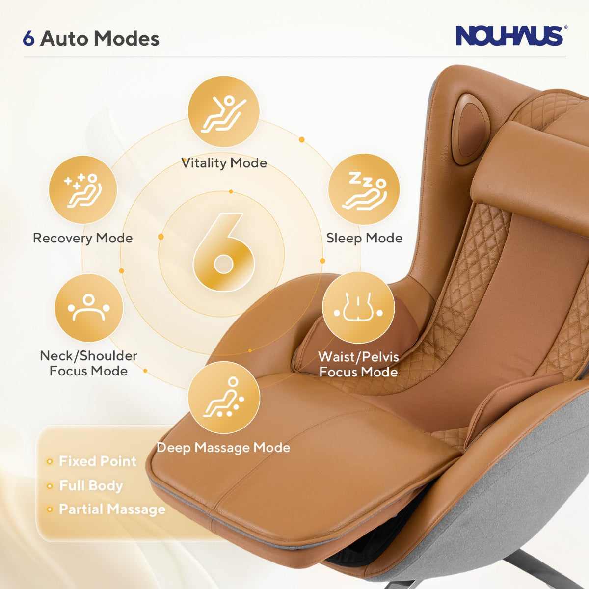 Nouhaus Aurora Zero Gravity Full-Body Massage Chair