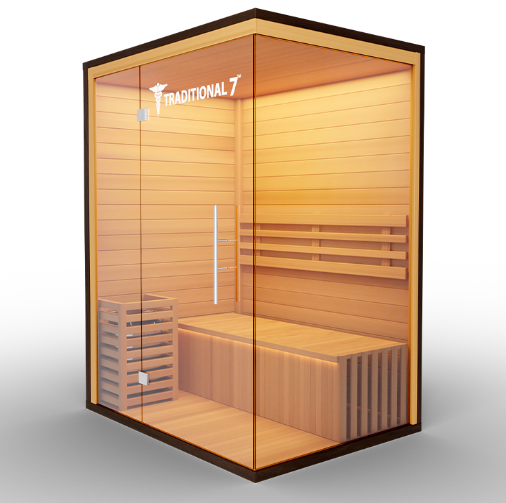 Medical Sauna Traditional 7 Indoor Traditional 3-Person Sauna