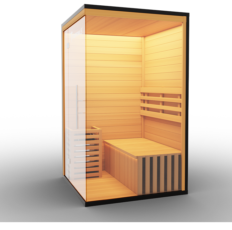 Medical Sauna Traditional 5 Indoor Hemlock Steam 2-Person Sauna