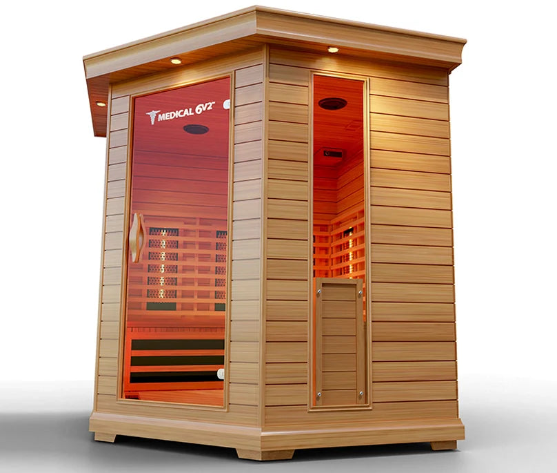Medical 6 Plus Indoor Full-Spectrum Infrared 6-Person Sauna