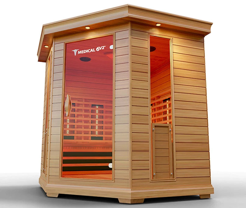 Medical 6 Plus Indoor Full-Spectrum Infrared 6-Person Sauna