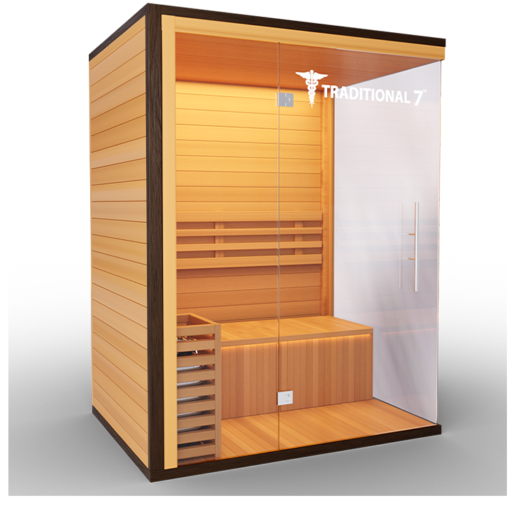 Medical Sauna Traditional 7 Indoor Traditional 3-Person Sauna