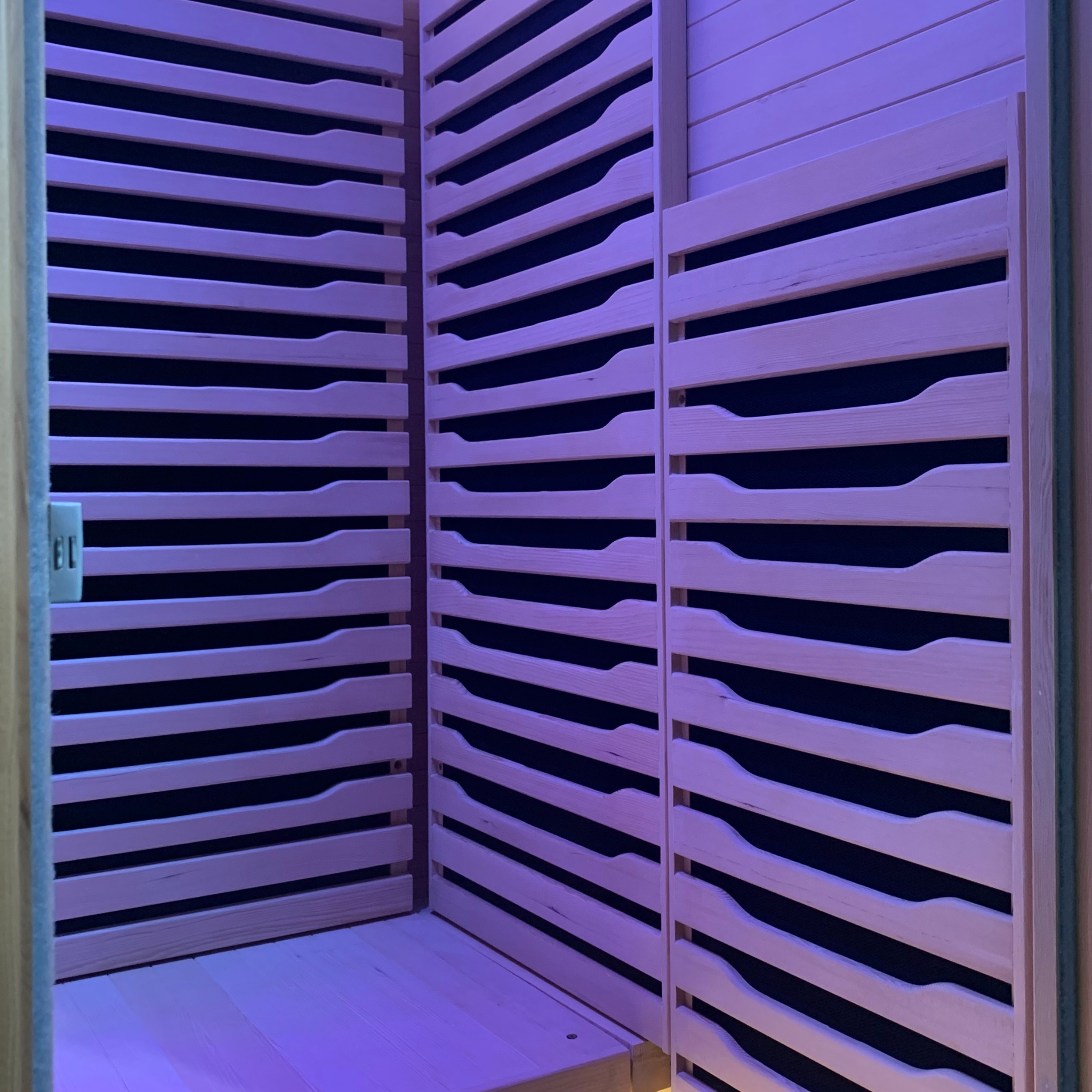 Blisspod Helsinki 2-Person Indoor Full-Spectrum Infrared Sauna with Red Light Therapy