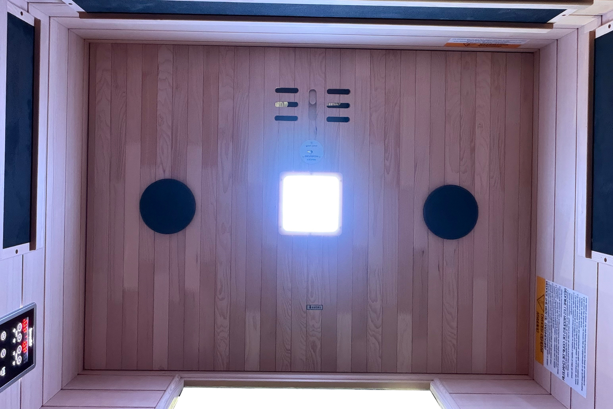 Blisspod Malmo 2-Person Indoor Infrared Sauna with Red Light Therapy