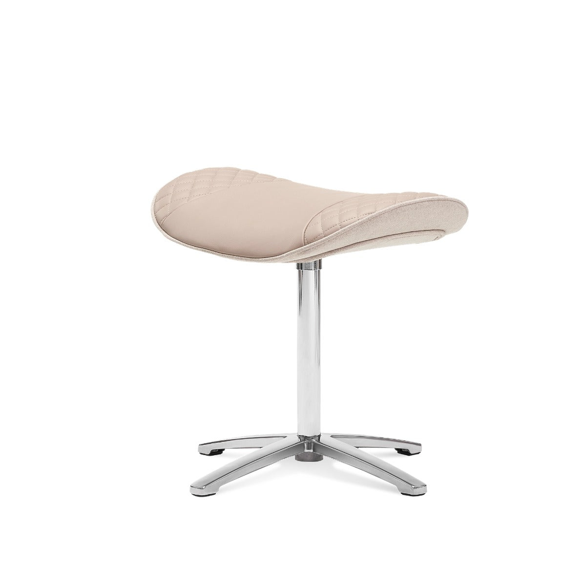 Nouhaus New Classic massage chair ottoman in Mellow Sand.
