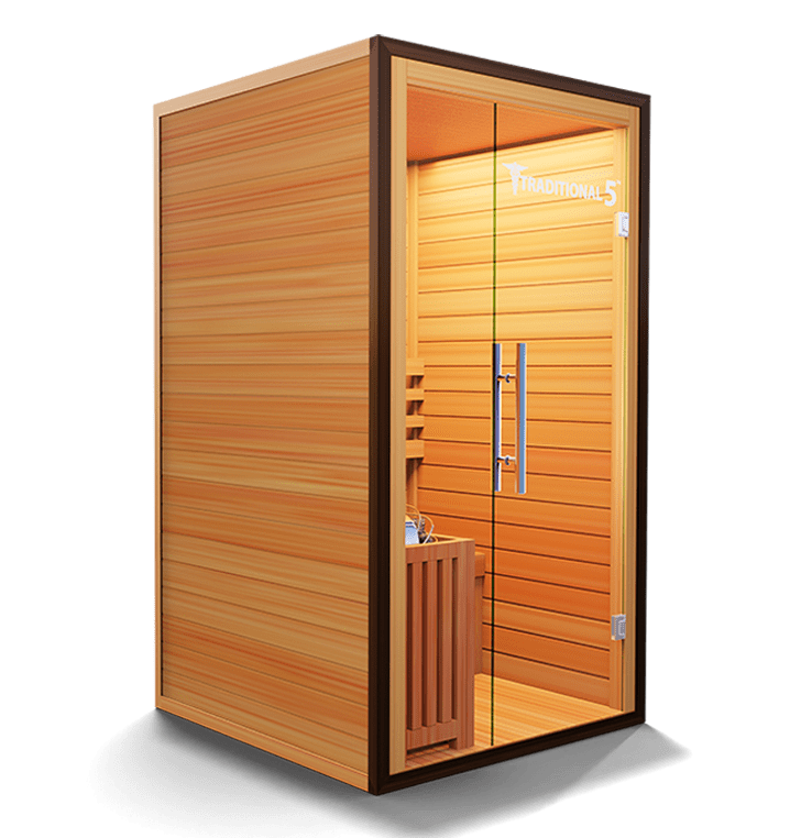 Medical Sauna Traditional 5 Indoor Hemlock Steam 2-Person Sauna