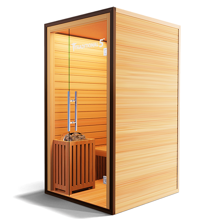 Medical Sauna Traditional 5 Indoor Hemlock Steam 2-Person Sauna