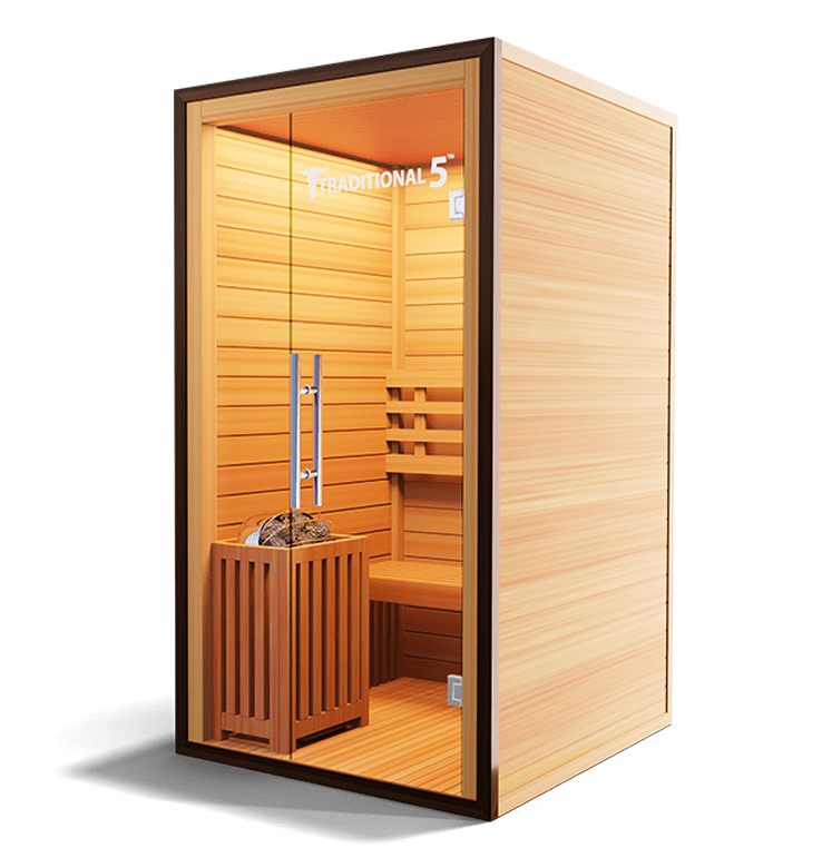 Medical Sauna Traditional 5 Indoor Hemlock Steam 2-Person Sauna