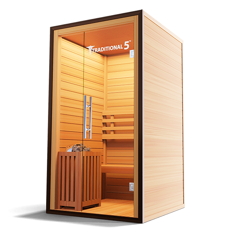 Medical Sauna Traditional 5 Indoor Hemlock Steam 2-Person Sauna