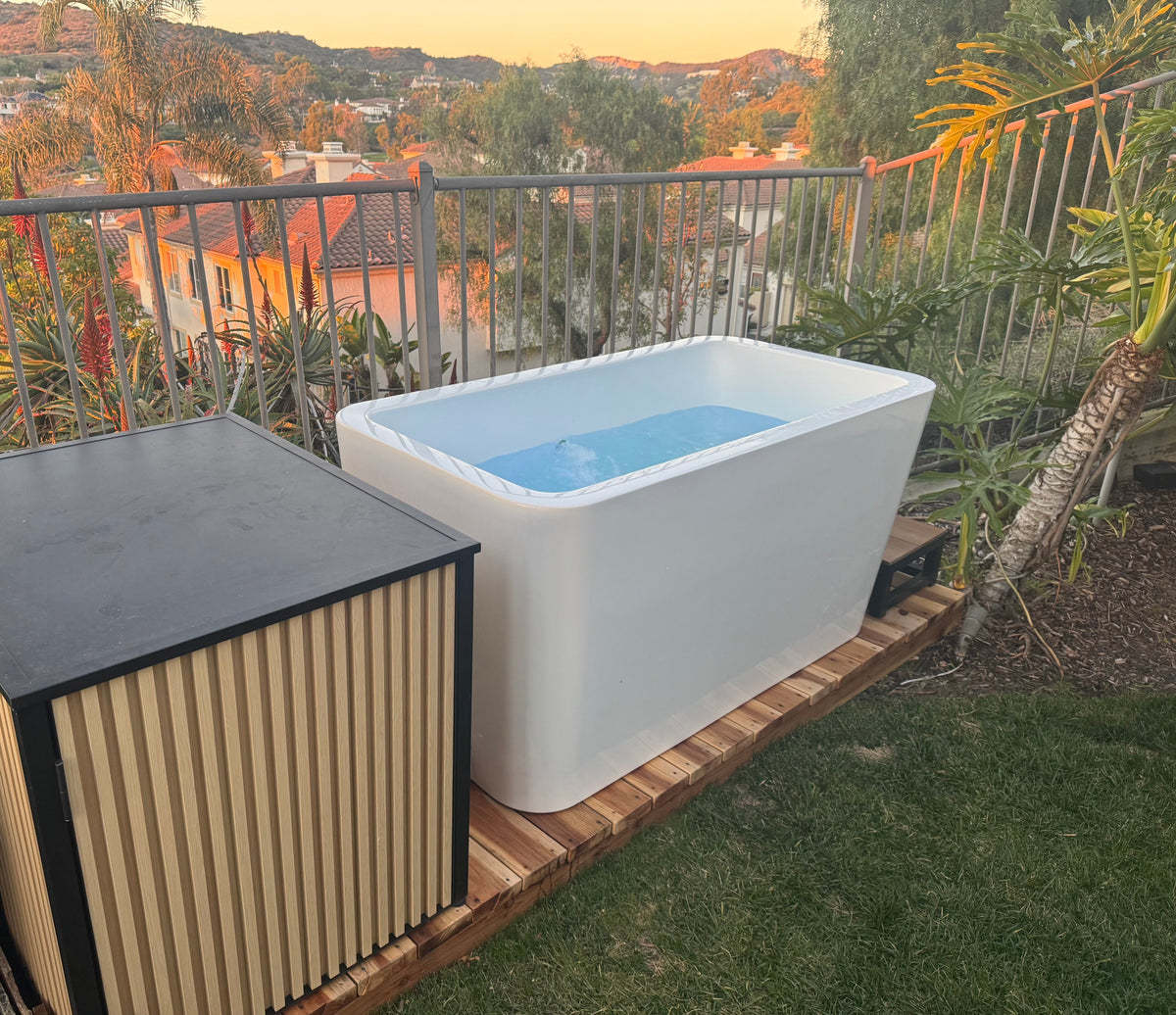 RevX X Tub 34-Inch Acrylic Cold Plunge with LUX Chiller and Filtration