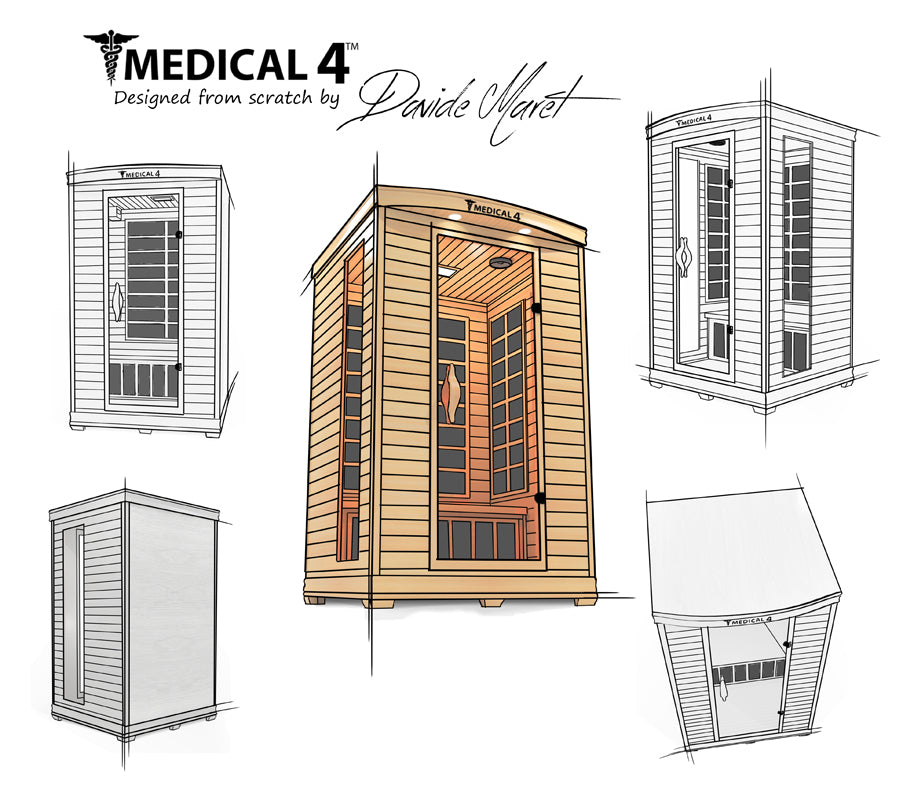 Medical 4 Indoor Full Spectrum Infrared 2-Person Sauna