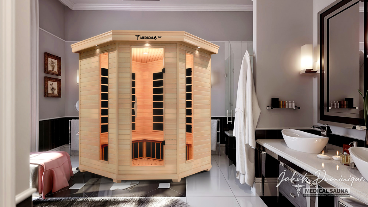 Medical 6 Plus Indoor Full-Spectrum Infrared 6-Person Sauna