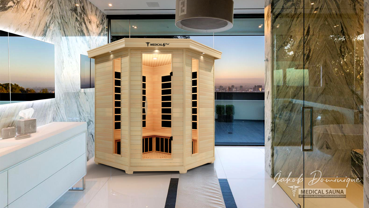 Medical 6 Plus Indoor Full-Spectrum Infrared 6-Person Sauna