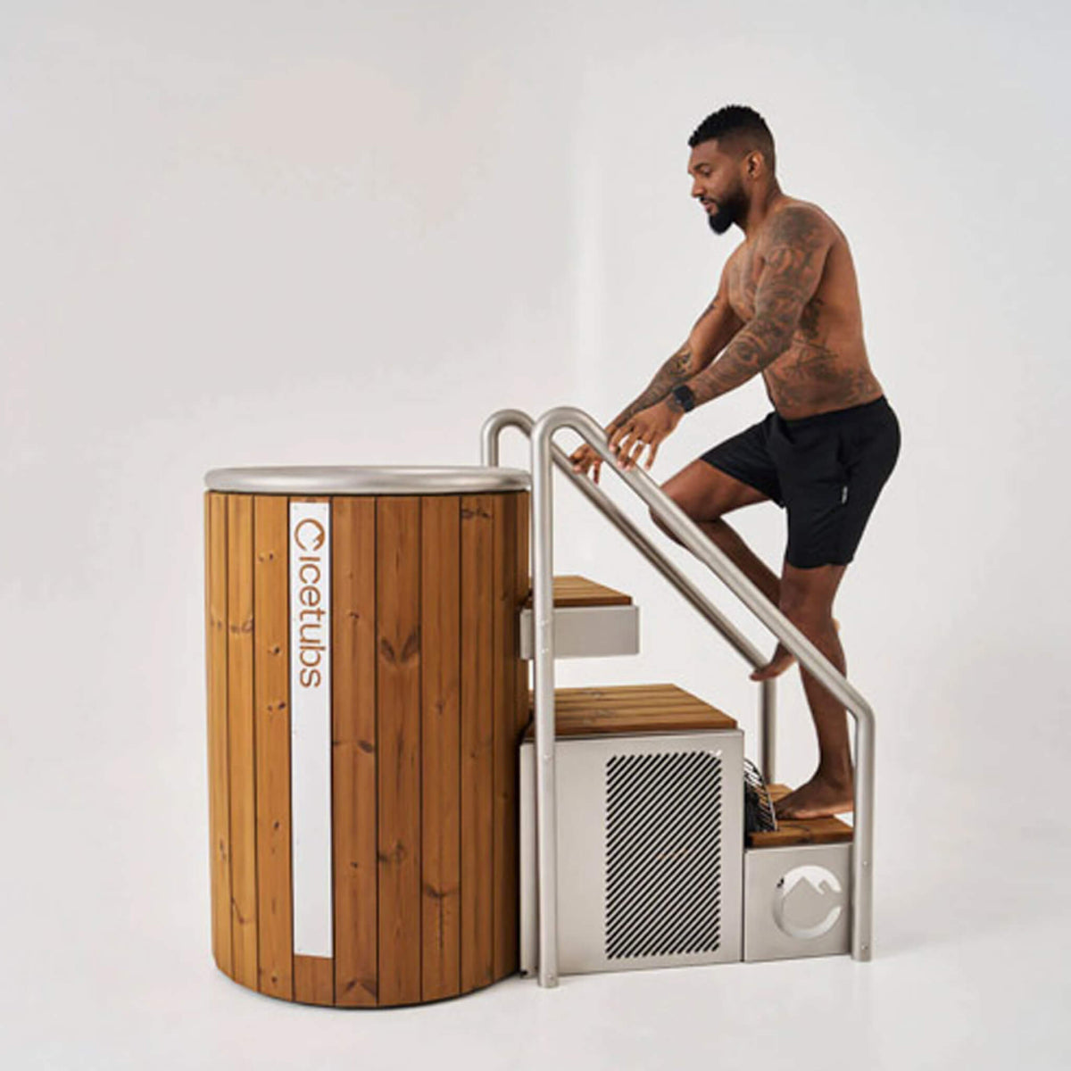 Icetubs IceBarrel Thermowood Cold and Hot Plunge Tub