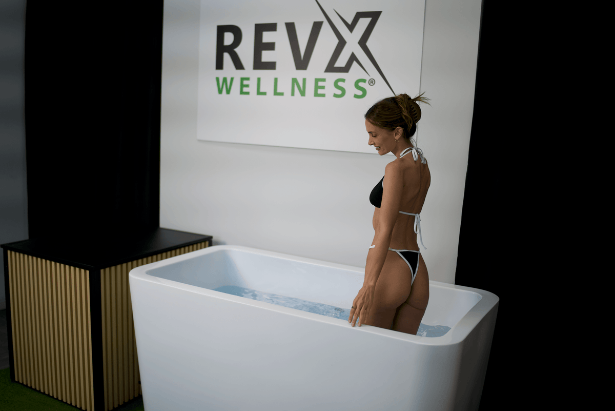 RevX X Tub 34-Inch Acrylic Cold Plunge with LUX Chiller and Filtration