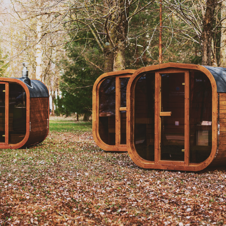Mande MW20 6-Person Outdoor ThermoWood Sauna
