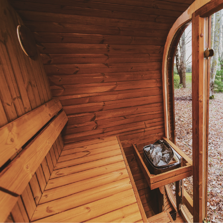Mande MW16 4-Person Outdoor ThermoWood Sauna