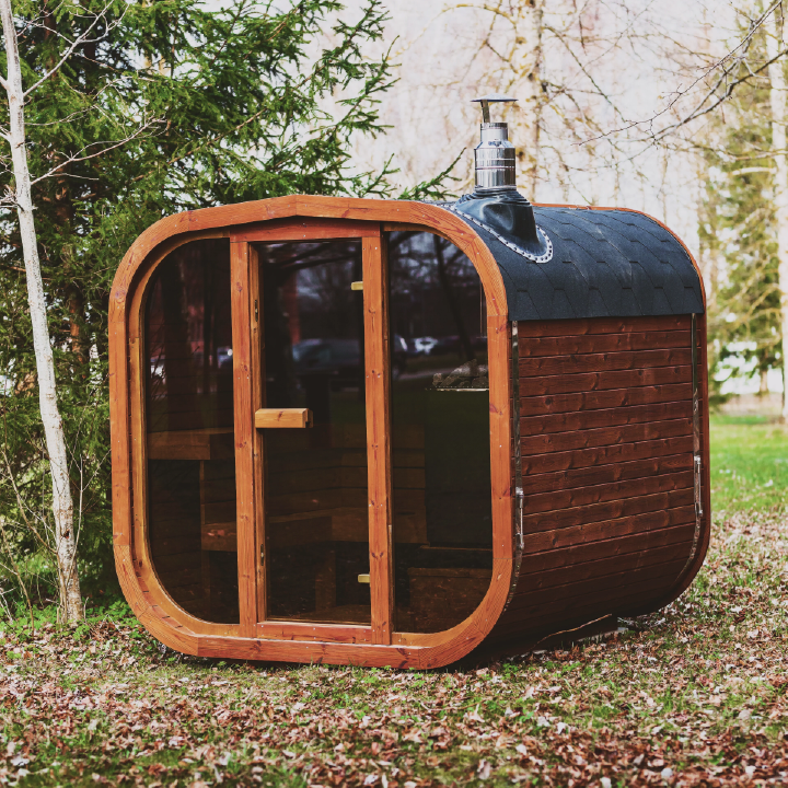Mande MW16 4-Person Outdoor ThermoWood Sauna