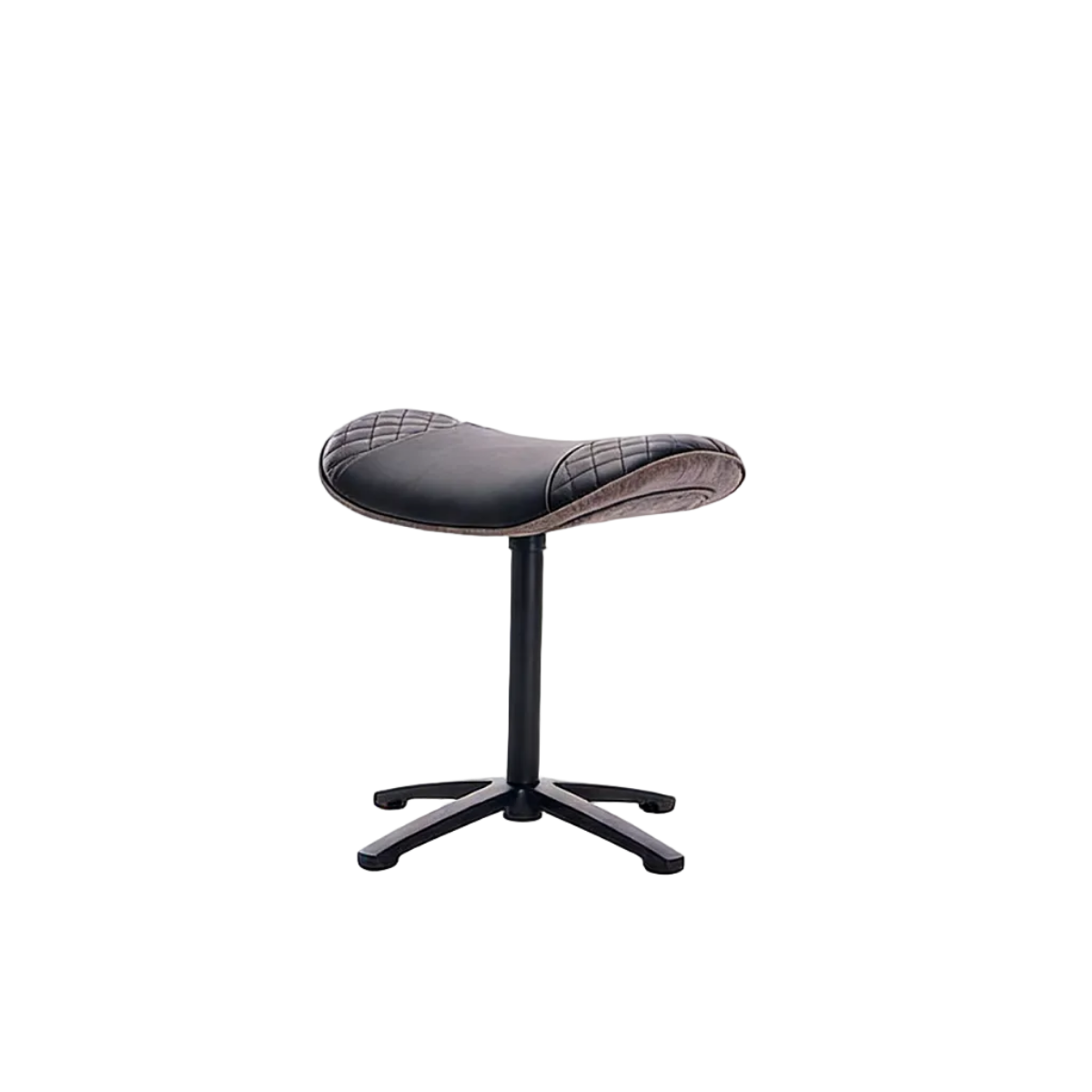 Nouhaus New Classic massage chair ottoman in Space Black. 