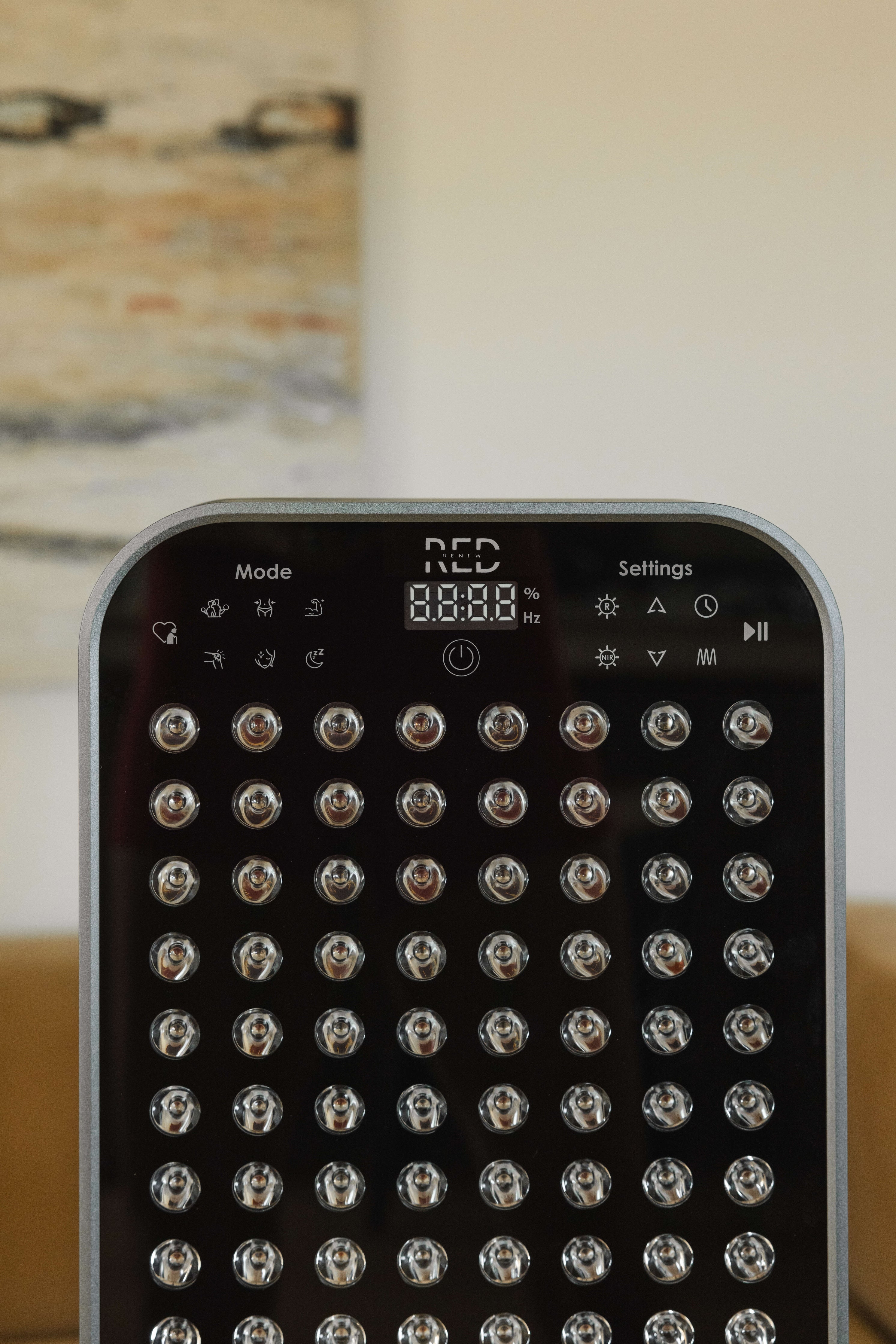 Renew Large panel, close-up of the LED array