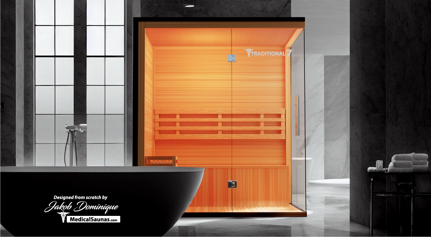 Medical Sauna Traditional 7 Indoor Traditional 3-Person Sauna