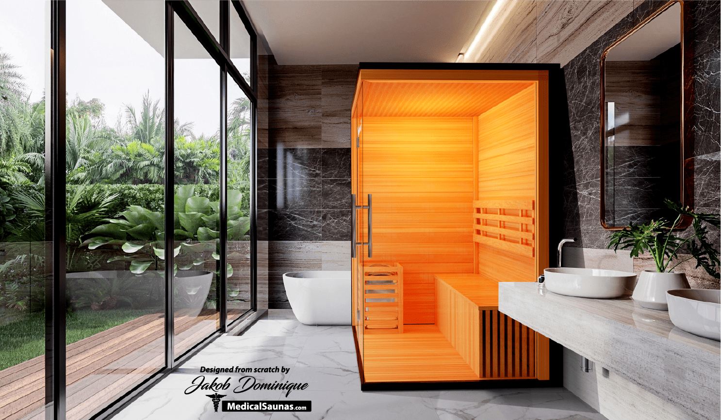 Medical Sauna Traditional 7 Indoor Traditional 3-Person Sauna