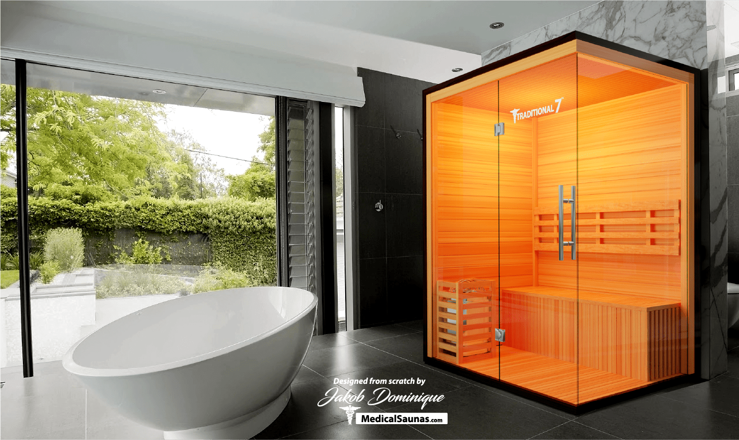 Medical Sauna Traditional 7 Indoor Traditional 3-Person Sauna
