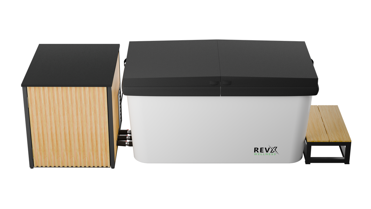 RevX X Tub 34-Inch Acrylic Cold Plunge with LUX Chiller and Filtration